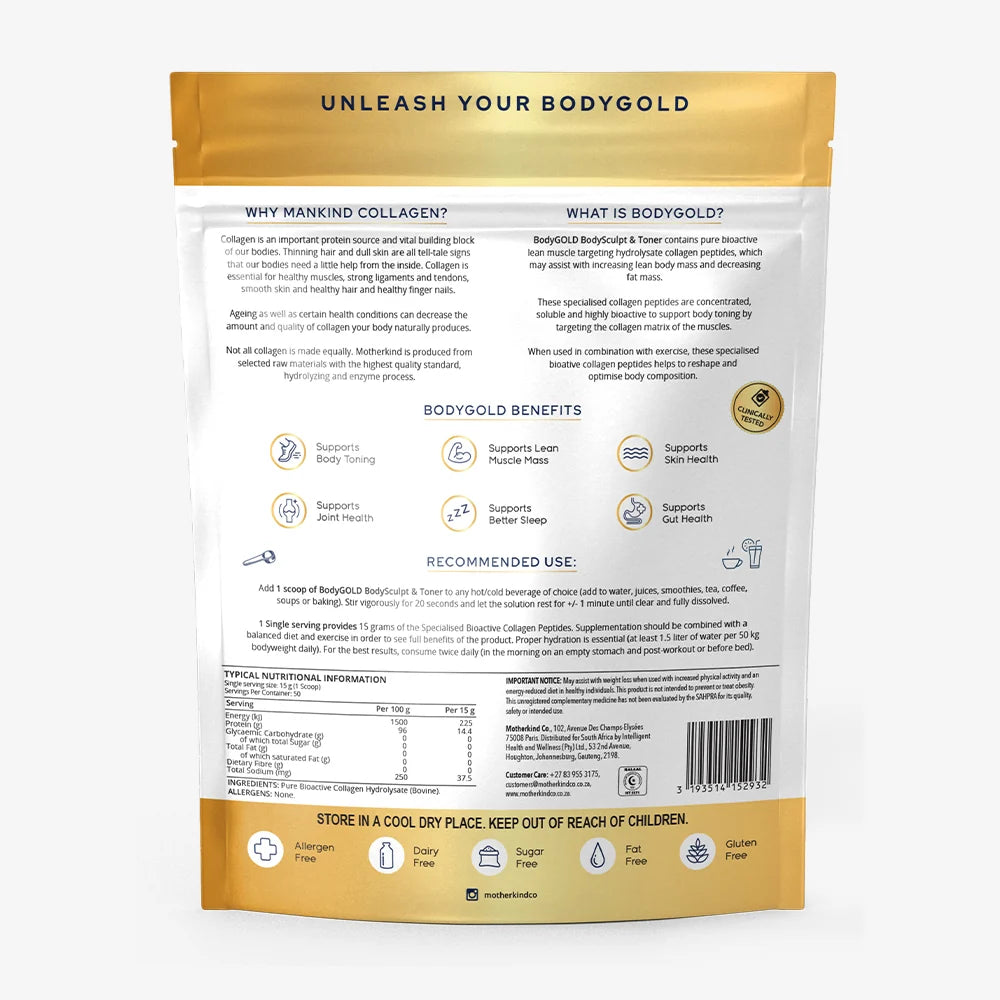 BODYGOLD MAN COLLAGEN 750G